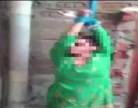 স্ত্রীকে ঝুলিয়ে পিটিয়ে ভিডিও পাঠালেন শ্বশুরবাড়িতে!