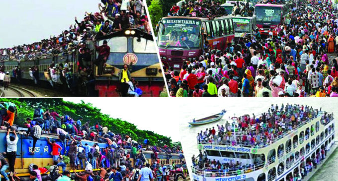 টাঙ্গাইল-বঙ্গবন্ধু সেতু মহাসড়কে ৪০ কিমি যানজট