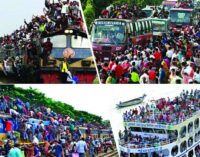 ছুটিতে ঢাকা ছেড়েছিলেন ১ কোটি ৪ লাখ ফিরেছেন ৮ লাখ